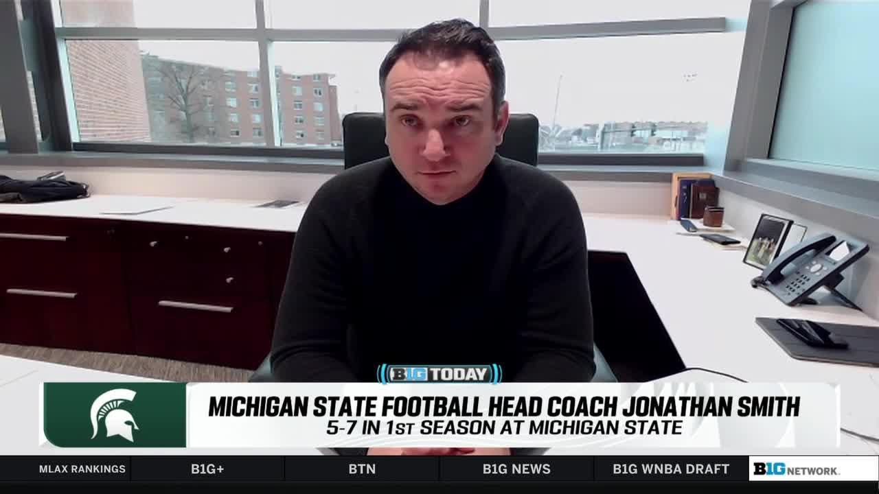 Michigan State's Jonathan Smith Previews Spring Game | Michigan State Football