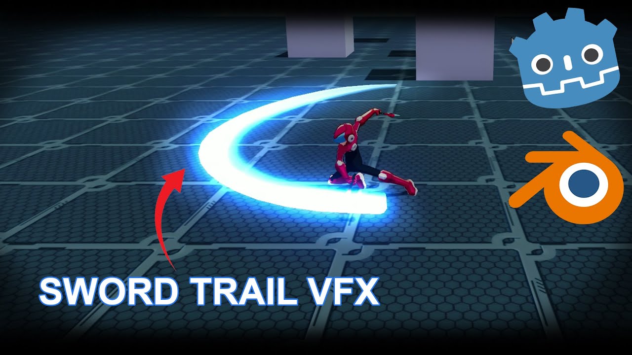 Slash Sword Trail VFX for hack and slash games | Godot 4.1
