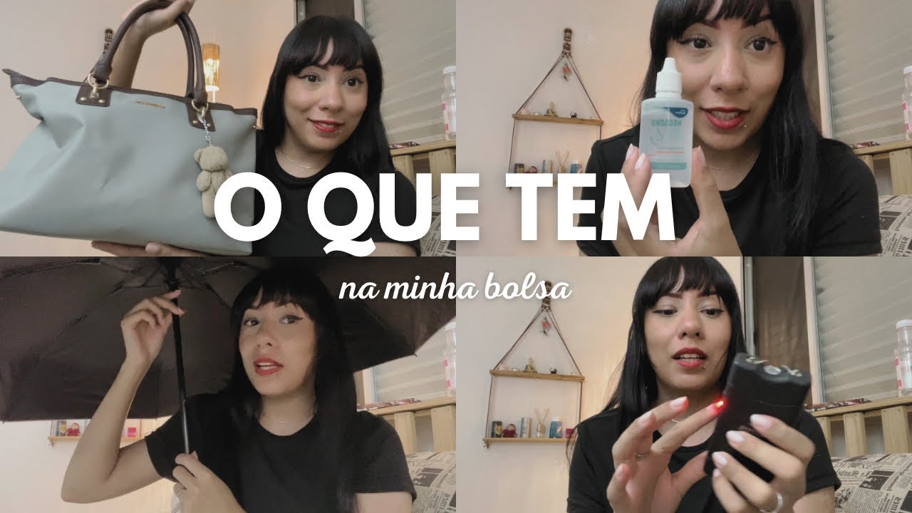 O QUE TEM NA MINHA BOLSA 👛 ✨ Apenas o necessário! 