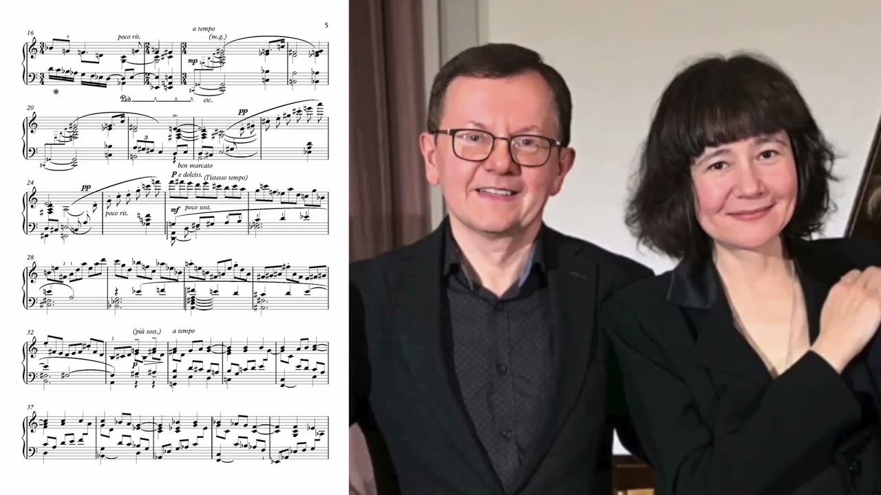 Jaroslaw Netter: Sonatine (2014/18), 1. Allegretto. Ekaterina Derzhavina, Klavier