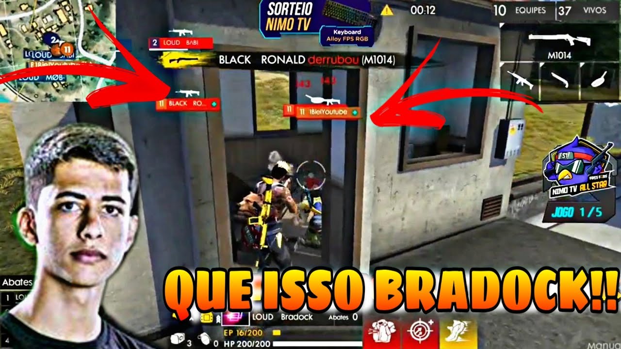 LOUD BRADOCK FAZ JOGADA SENSACIONAL EM CAMPEONATO, CEROL FAZ CAMPEONATO DE HACKERS , MELHORES CLIPES