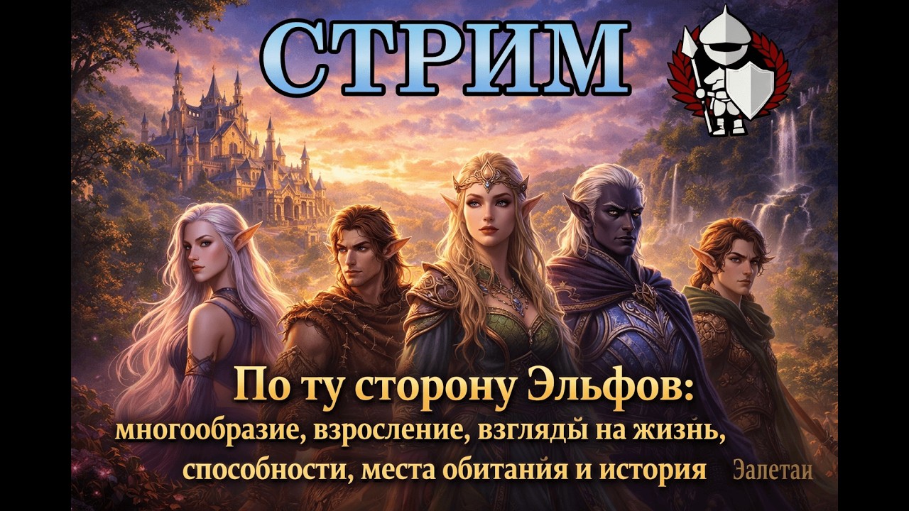 🧝‍♂️ По ту сторону Эльфов: многообразие, взросление, взгляды на жизнь, способности... (СТРИМ)