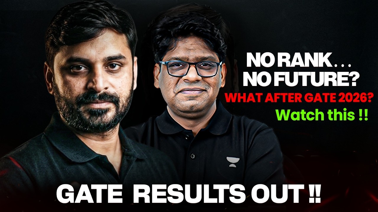 GATE 2026 Result OUT | Rank vs Reality 😳 What After GATE? (Must Watch)