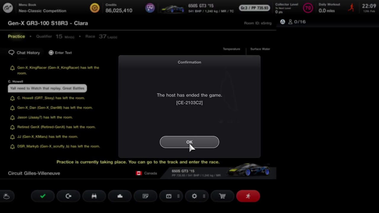 Gen-X Racing Gr3-100 Season 18 Round 3:  OOOH la-la - Its Gilles Villeneuve!