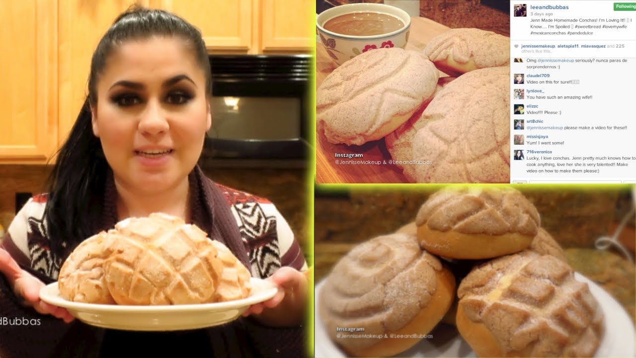 Conchas Recipe ✿ Pan De Dulce Receta (Sweet Bread) - January 11, 2014