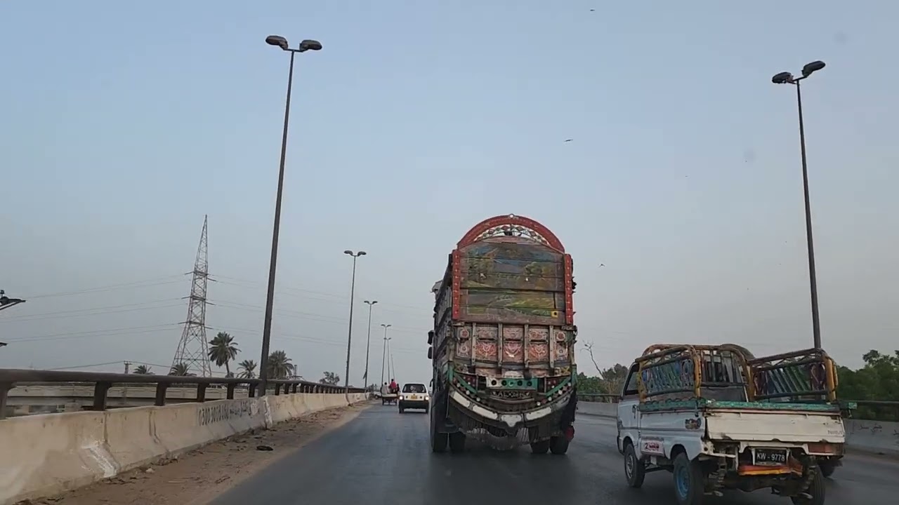 Long Drive 🚗 from Karachi to Khipro via Mango city Mirpurkhas and Agricultural  University Tando jam