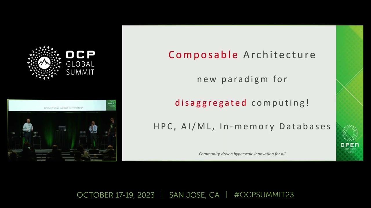 OCP Composable Memory Systems (CMS) Logical and Physical Architecture overview and use case mapping
