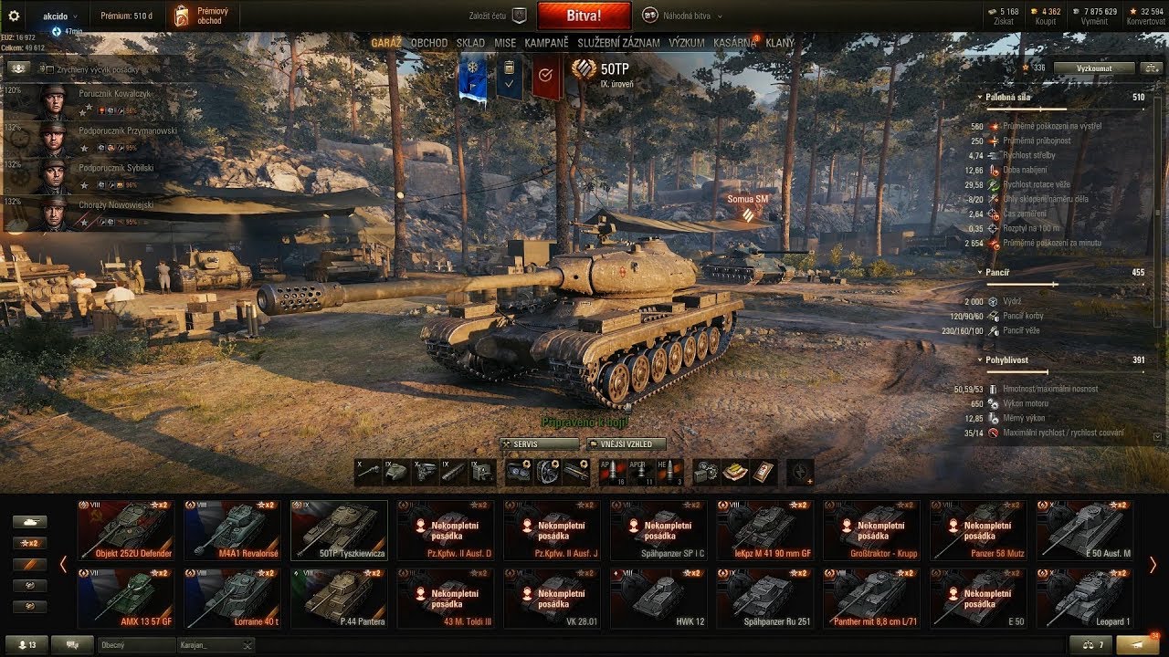 World of Tanks CZ (248.díl) - 50TP Tyszkiewicza