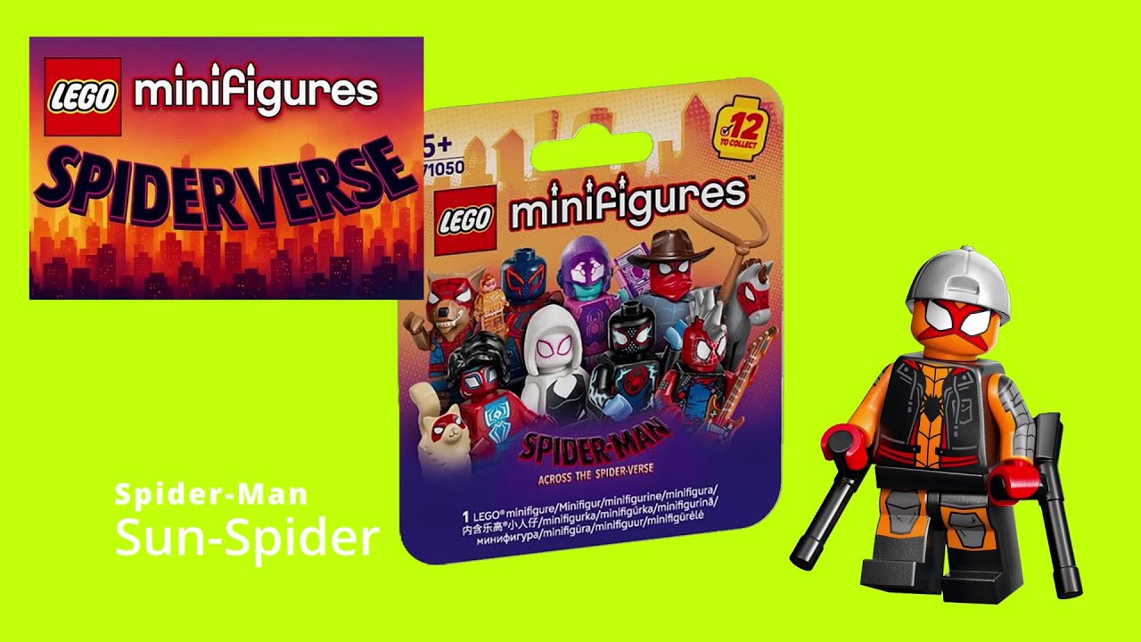 LEGO Marvel Heroes Build! 🕷️ Sun Spider Minifigure | Fun & Safe Kids Video
