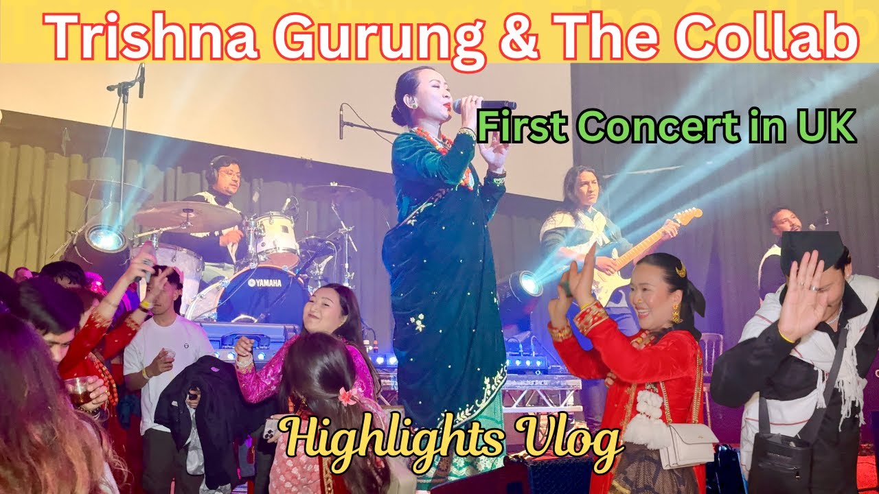 Trishna Gurung & Collab | First Concert in UK - 2024 | त्रिस्नाले UK का युवायुवतीलाई छमछम्ती नचाइन |