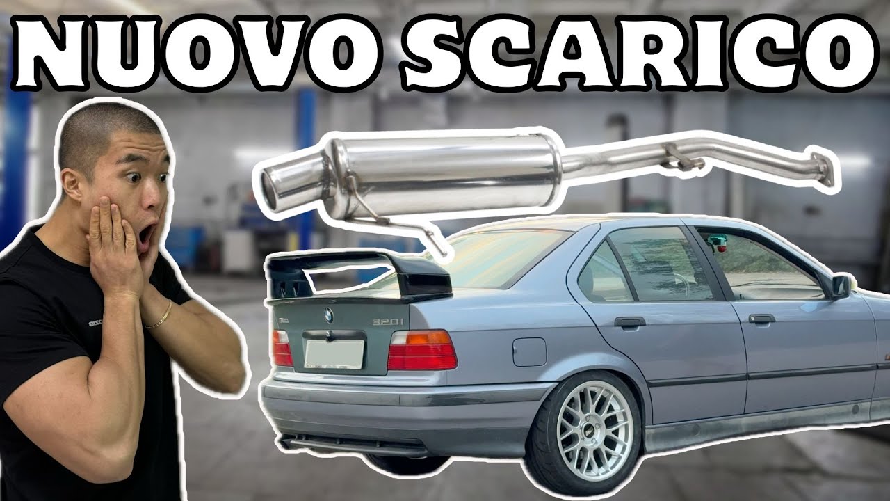 NUOVO SCARICO ALLA BMW E36 ultra-trentennale | Confronto PRIME e DOPO 🔥