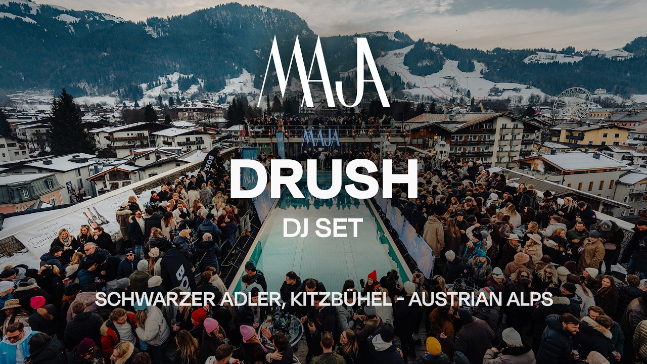 DRUSH plays a DJ set at Schwarzer Adler, Kitzbühel, Austria for MAJA