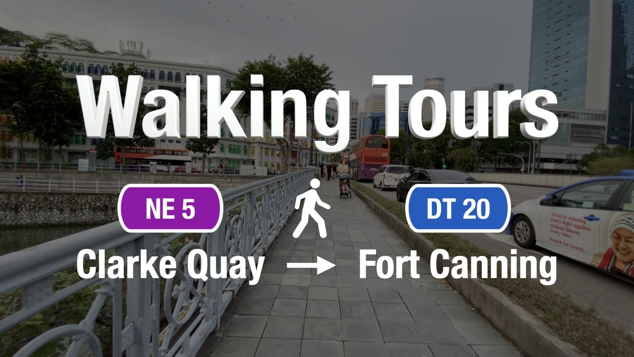 Clarke Quay MRT → Fort Canning MRT Transfer Review | Walking Tours Ep 15