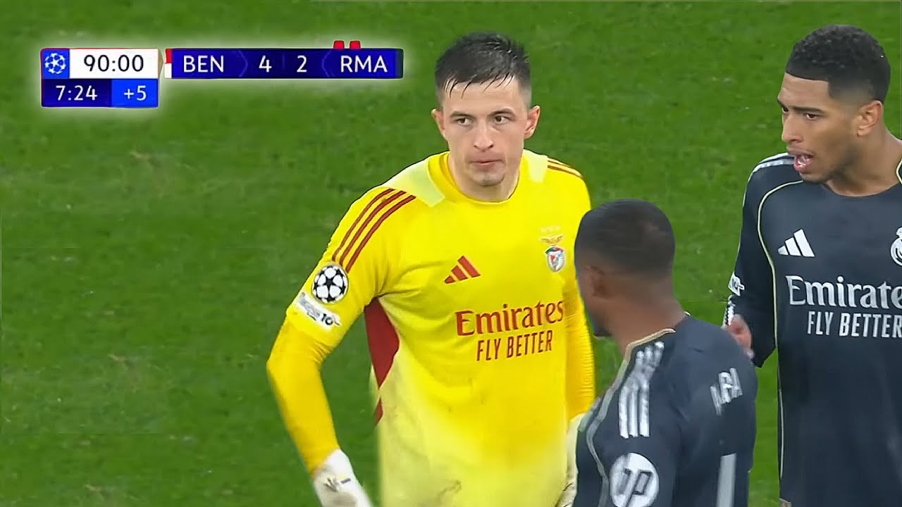 🔴 INCREDIBLE SCENES as BENFICA Goalkeeper ANATOLY TRUBIN Scores UEFA Champions League vs REAL MADRID