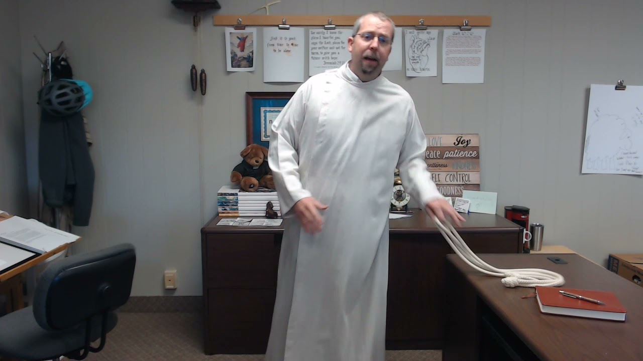 Acolyting: How to Put on a Robe and Tie a Cincture