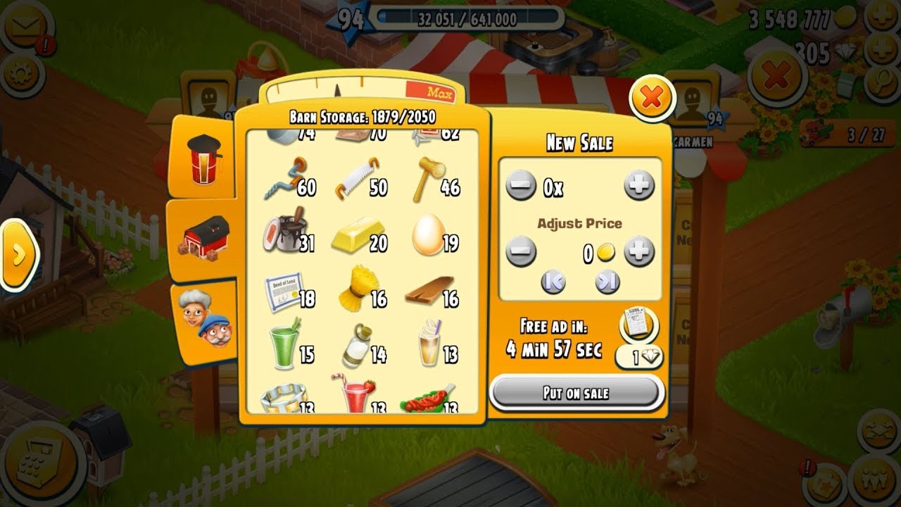 Hay Day Level 94 Update 2 HD 1080p