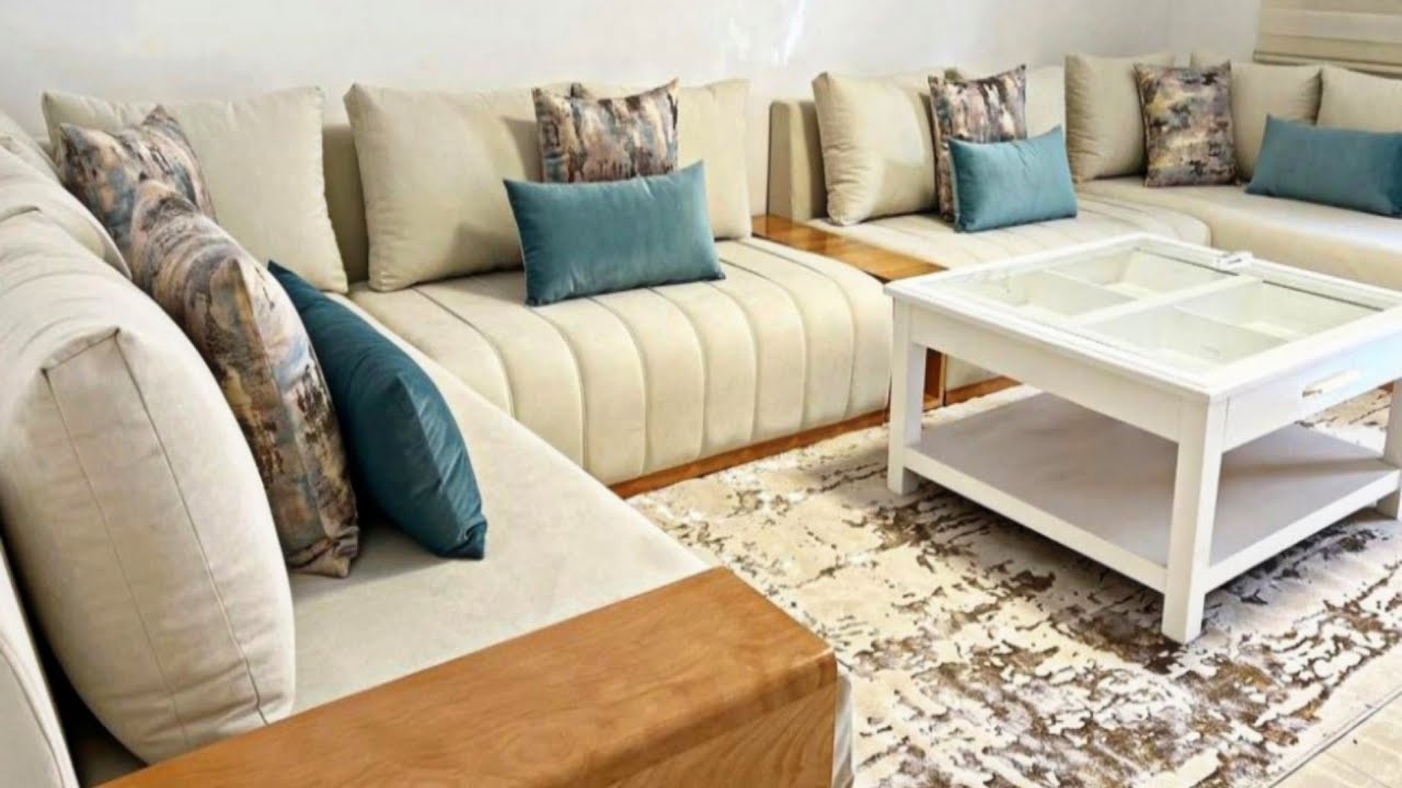 جديد الصالونات المغربية العصرية 2023💕/ إبتكارات جديدة 💞 و مميزة/ les salons marocain tapisserie 2023