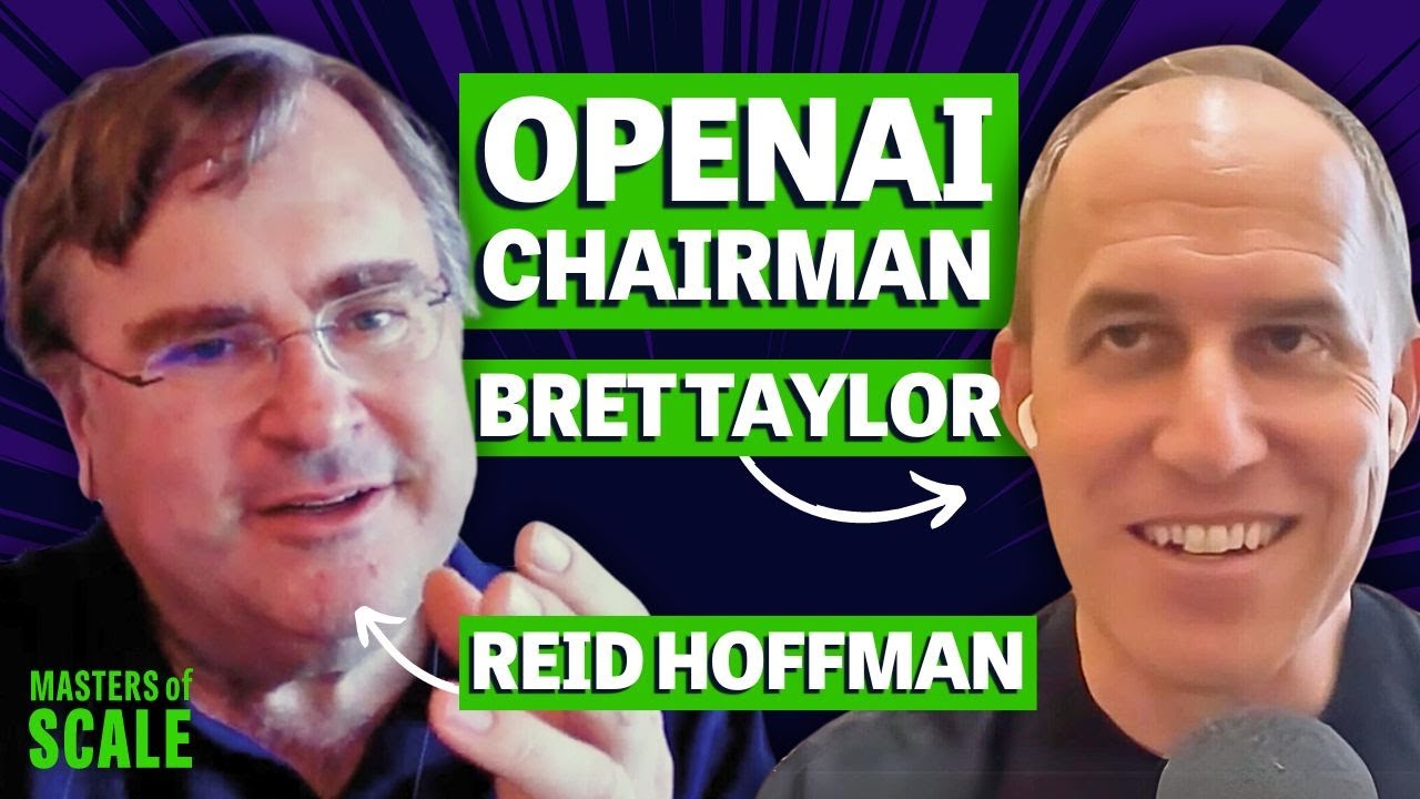 OpenAI’s Bret Taylor & Reid Hoffman: Your business can’t wait until AI is perfect | Masters of Scale