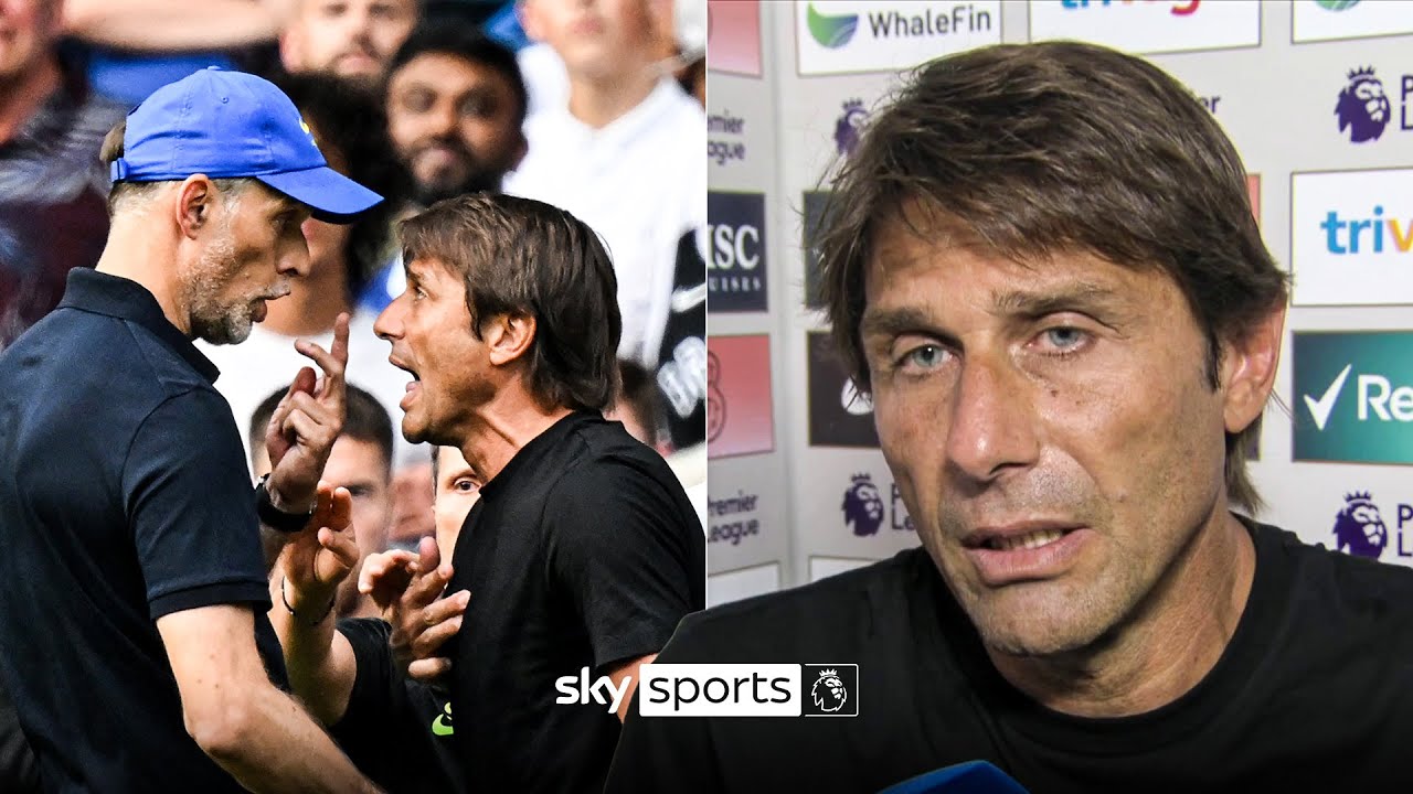 Antonio Conte refuses to talk about his spat with Thomas Tuchel