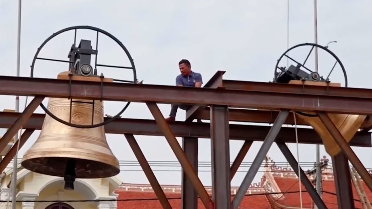 NEW BELLS (Cis1 - E1) St Madeleine Parish Church Tân An 