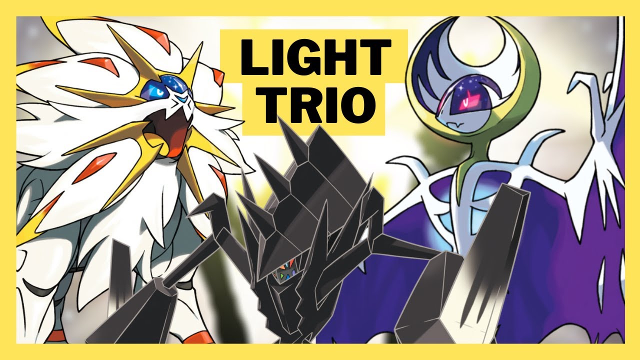 Light Trio- SOLGALEO,  LUNALA, and NECROZMA