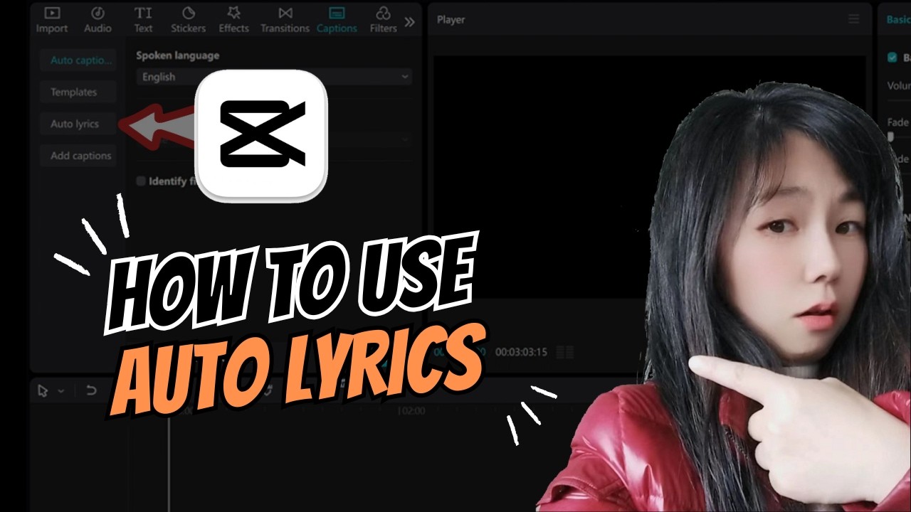 How to Use Auto Lyrics in CapCut PC | 2025 Guide