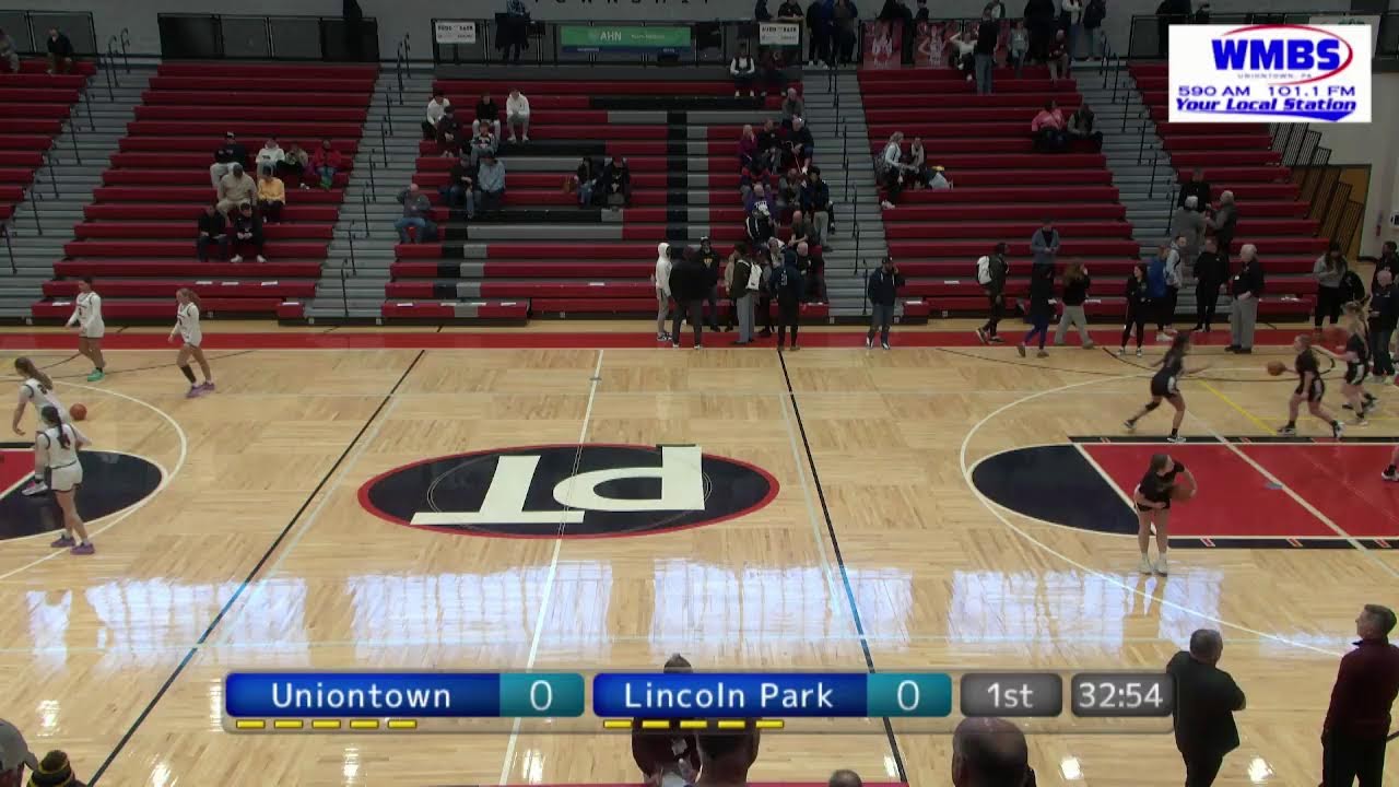 WPIAL High School Boys Basketball Playoffs 4A Semi-Finals 2/24/24 Uniontown v. Lincoln Park