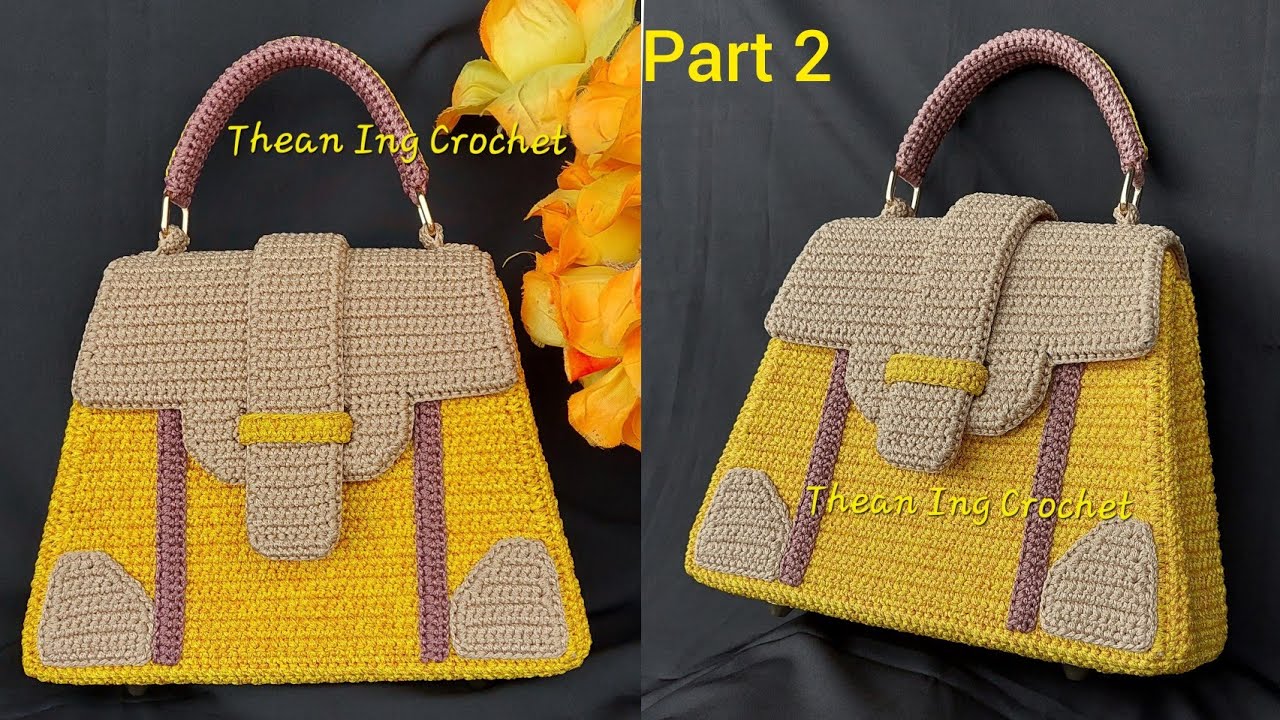 Goyard Saigon bag crochet part 2