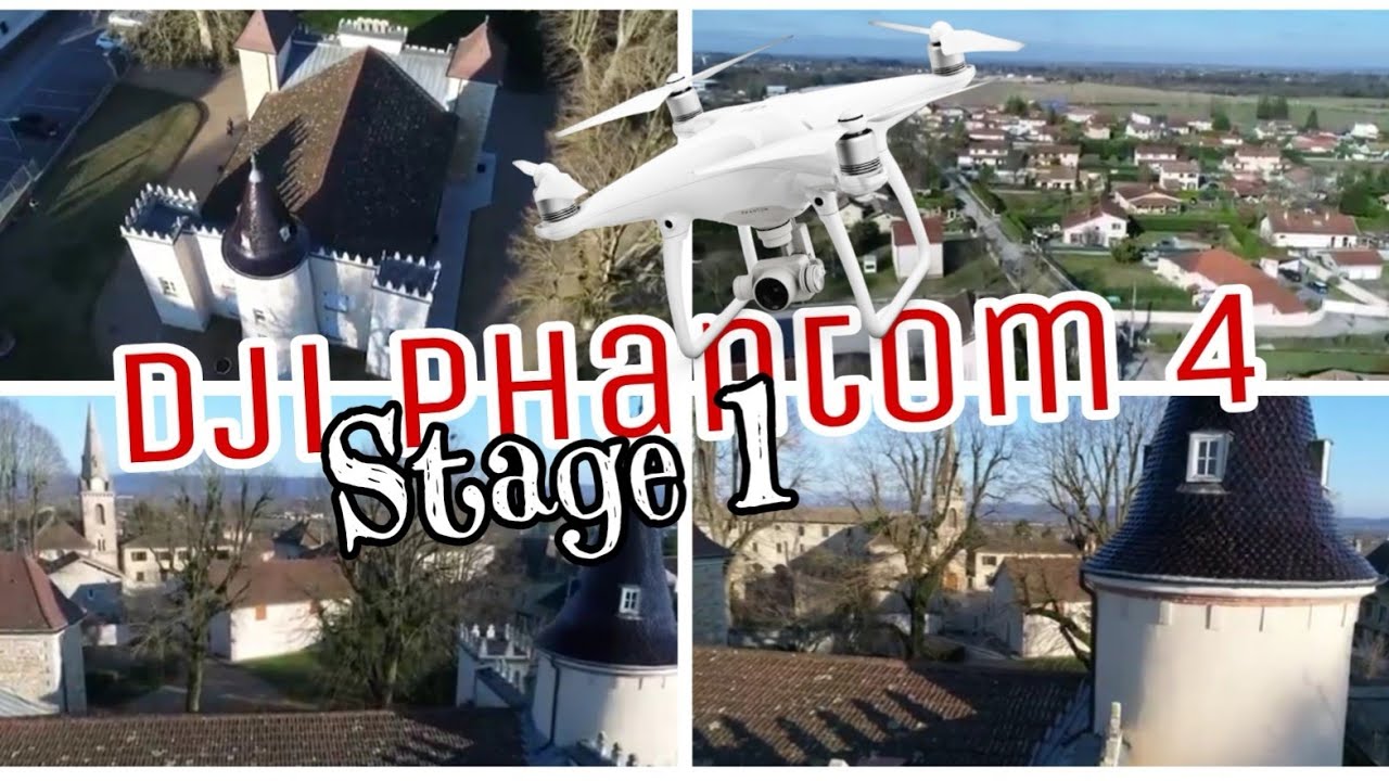 Stage 1 (DJI Phantom 4P) - Le Château des Panettes (Chavanoz) & Tignieu-Jameyzieu