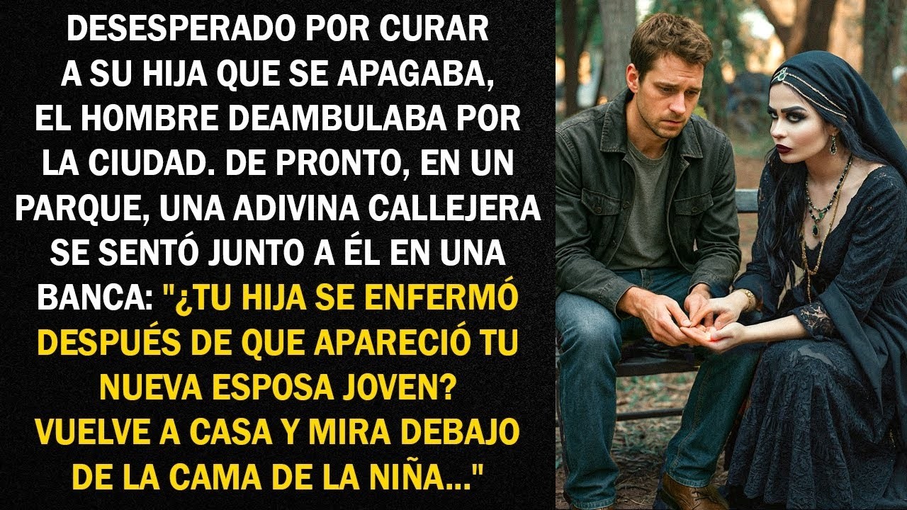 Desesperado por curar a su hija que se apagaba, el hombre deambulaba por la ciudad. De pronto...