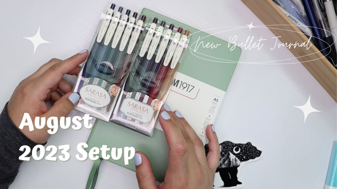 A Simple Bullet Journal Setup | August 2023 The Trouble with a Simple Bujo