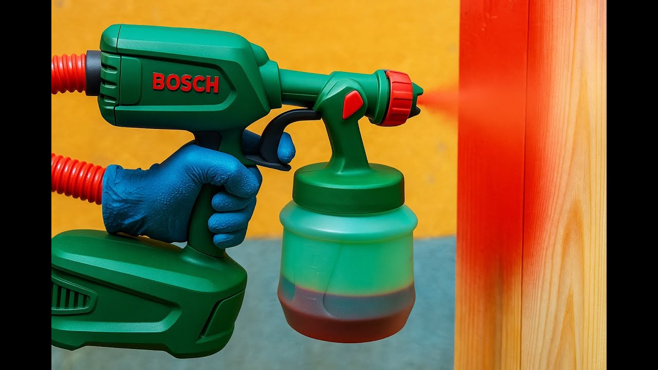 Краскораспылитель Bosch PFS 5000E Обзор инструмента Bosch