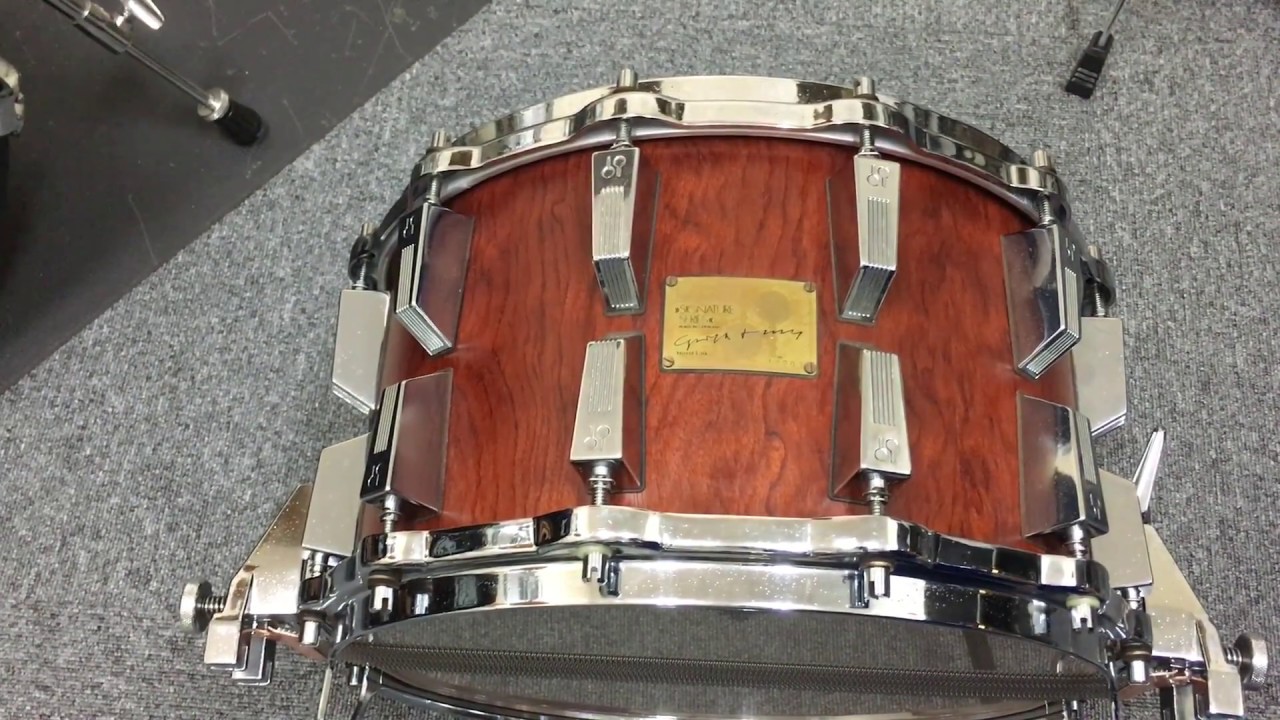 群馬・桐生市・みどり市 ドラム教室 スネア解説動画【SONOR signature 解説】