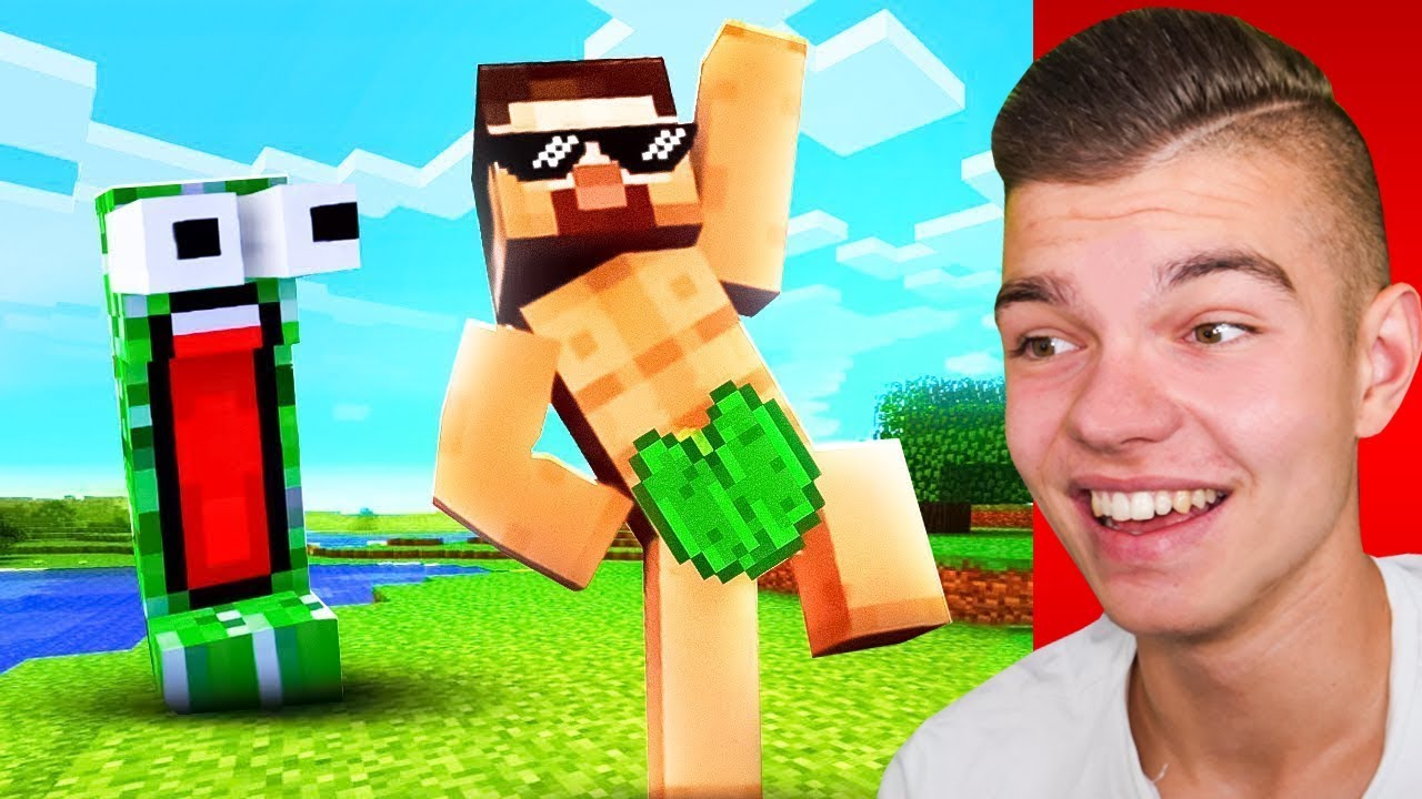 Reaguje na NAJŚMIESZNIEJSZĄ ANIMACJE Z MINECRAFTA NA ŚWIECIE (Zaśmiejesz Się!)
