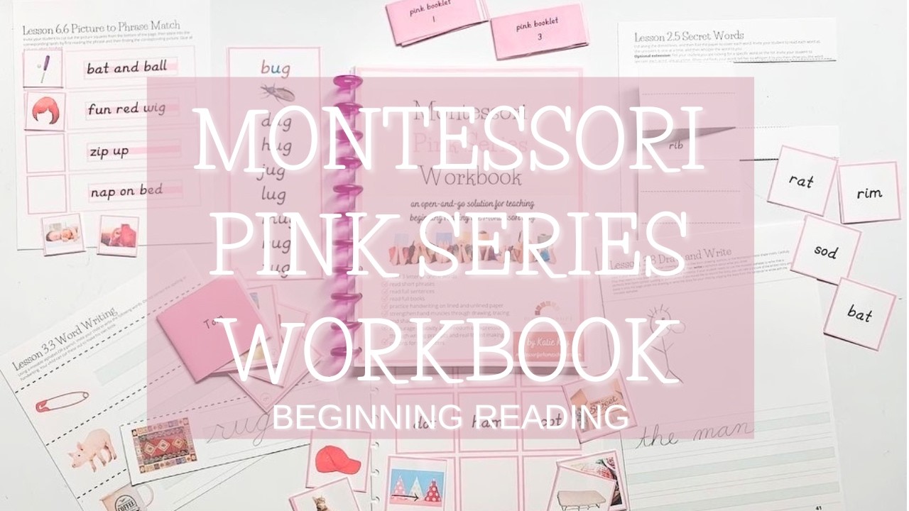 Montessori Pink Series Workbook Video