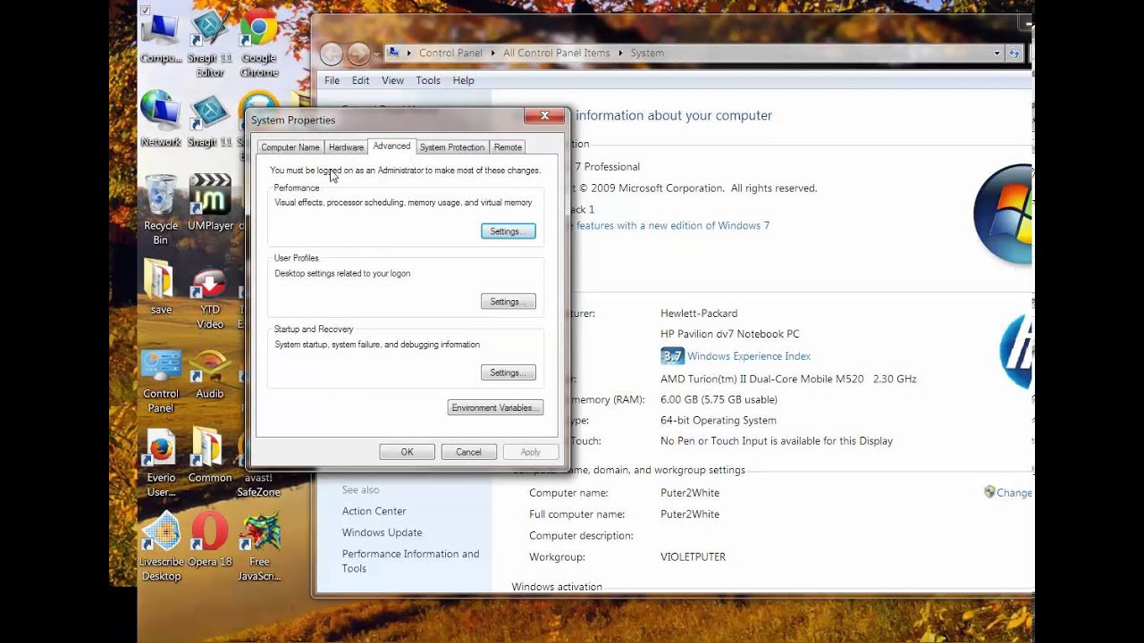 How to Turn off Windows 7 Transition Animations