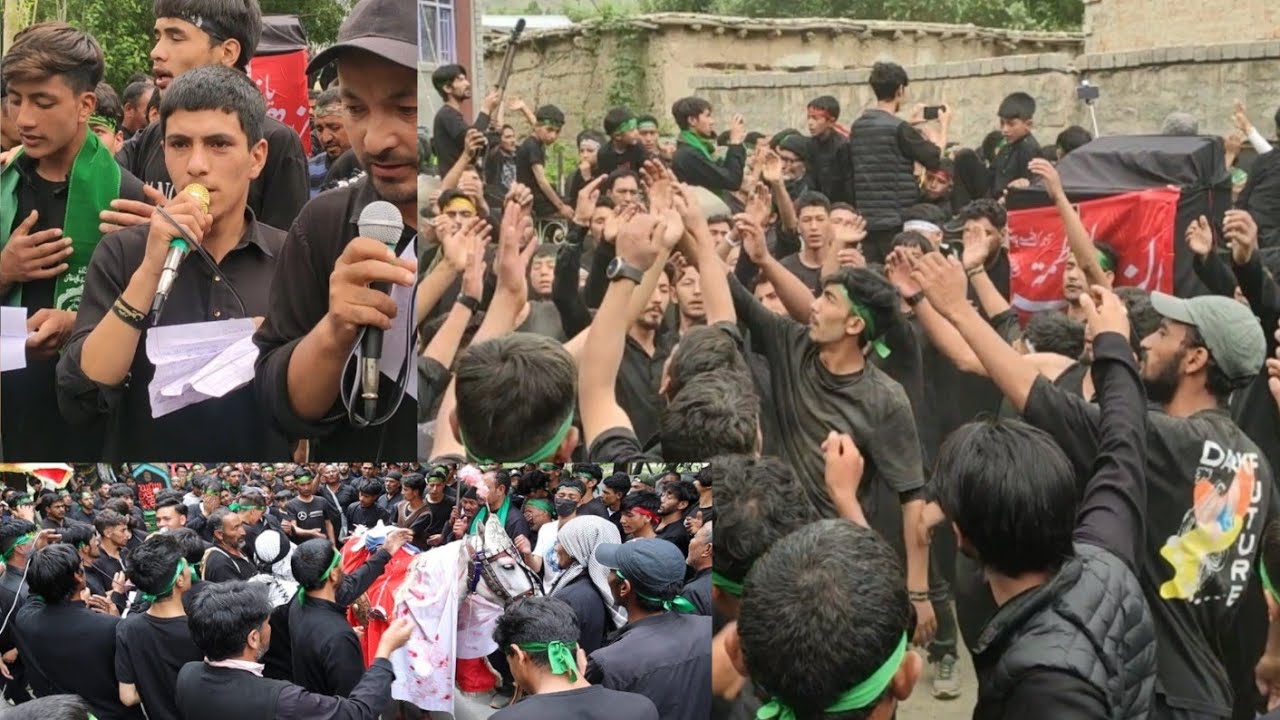 juloose Ashura dasta e  thangkhoor and  Lhunjhok towards Hussain e zehra saliskote