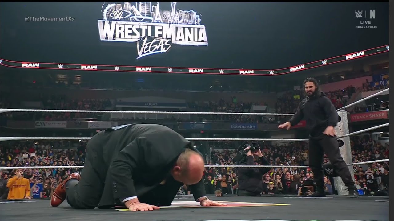 Seth Rollins Brutally Attacks Paul Heyman WWE Raw Highlights