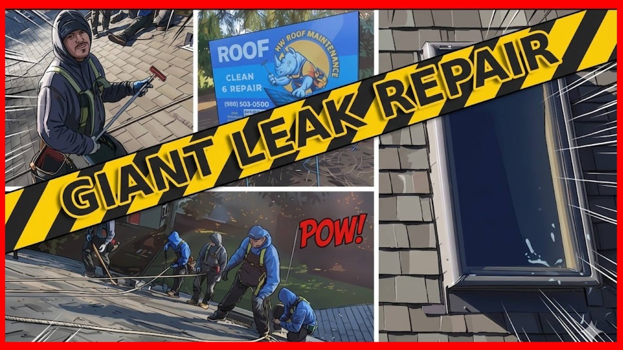 Giant Leak Repair on a 2-layer Roof + Skylight Replacement in Vancouver WA