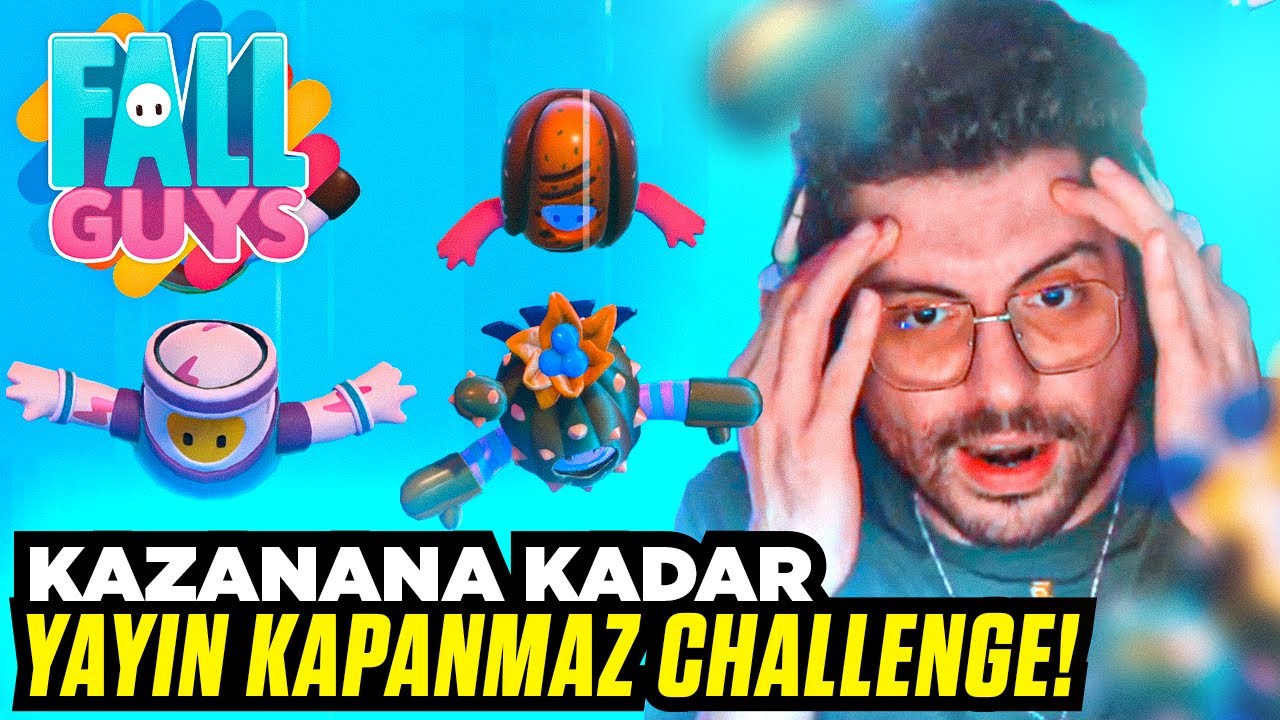 KAZANANA KADAR YAYIN KAPANMAZ CHALLENGE! | Ekip ile Fall Guys | Hype