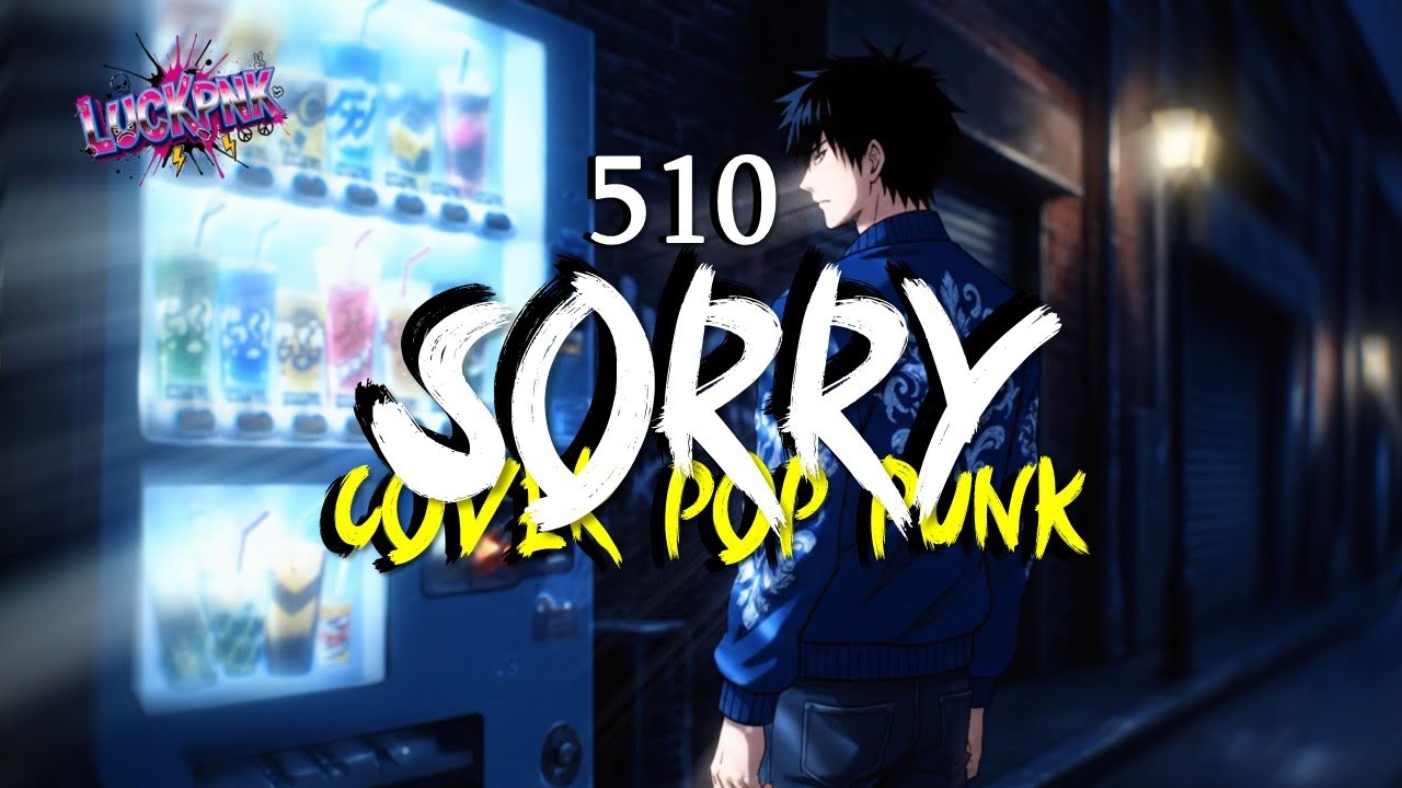 510 - sorry Cover Pop Punk by LUCKPNK [MUSIC LYRIC VIDEO]
