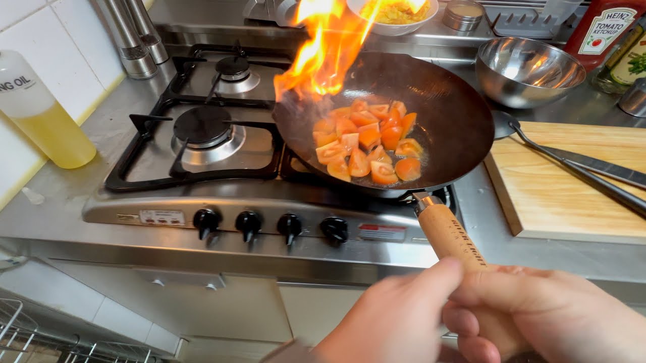 🇨🇳 Chinese Fried Tomatoes, Eggs (番茄炒蛋, 토마토 달걀 볶음)