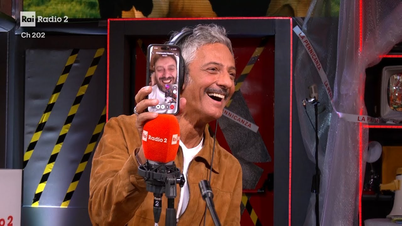 Cesare Cremonini e Fiorello, la videochiamata in diretta – La Pennicanza 21/11/2025