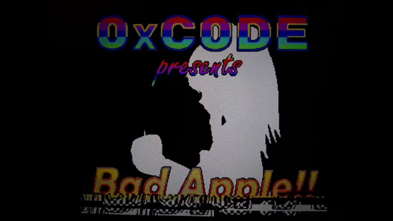 Bad Apple!! demo on the Acorn Electron