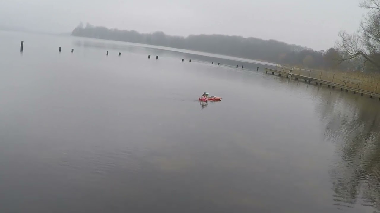 Erste Fahrt Bergeboot