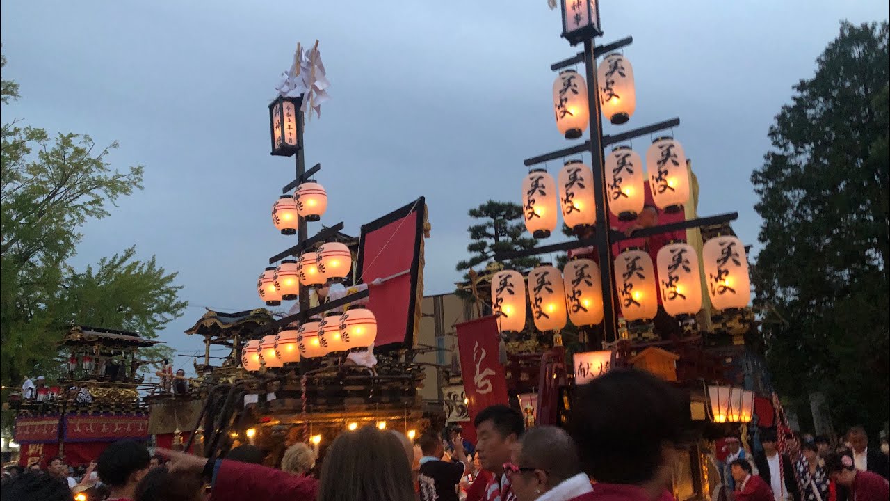 令和五年10月1日尾張津島秋まつり 本楽 津島神社出発石採祭車