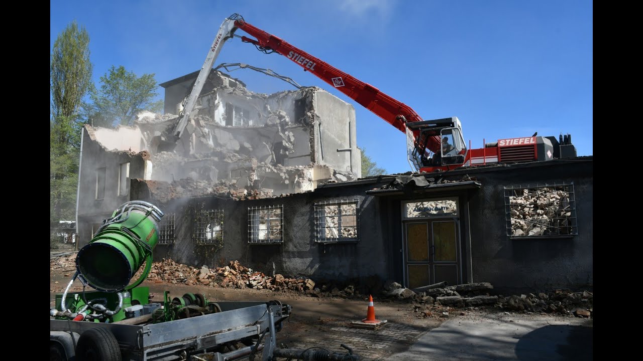 O&K RH20 PMS Long Reach beim Abbruch in Bochum