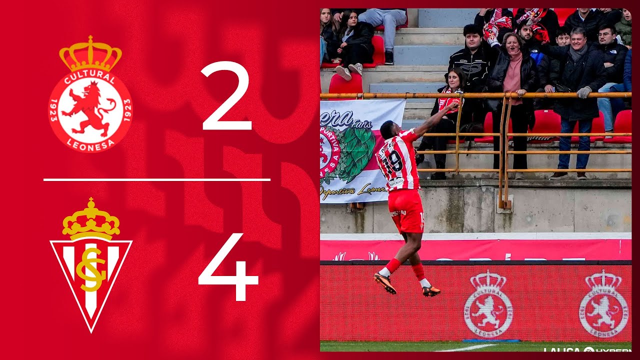 Resumen del Cultural y Deportiva Leonesa-Real Sporting