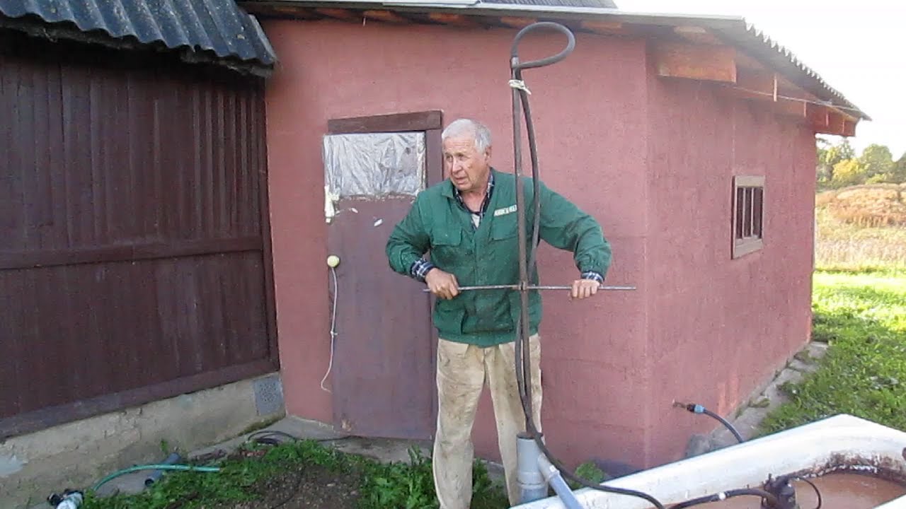 ручное гидробурение своими руками подробно( скважина в глине)