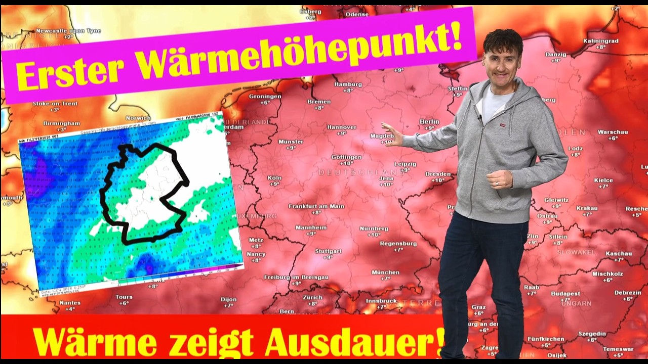 Dauerfrühling und kein Ende! Bis Mitte März oft sehr warm und trocken! Erstaunliche Großwetterlage!